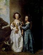 Portrait of Elizabeth and Philadelphia Wharton